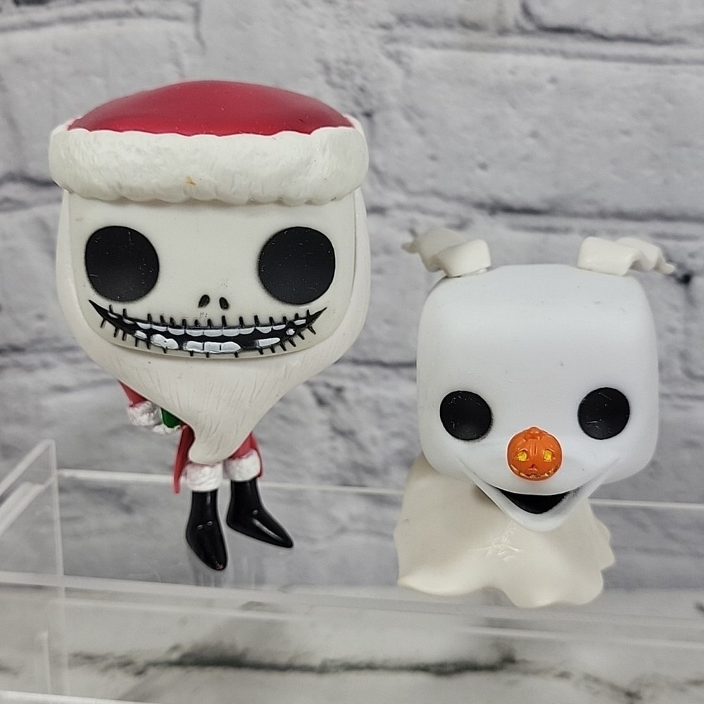 Funko Pop Nightmare‎ Before Christmas Jack Skellington Santa Zero Lot Tim Burton